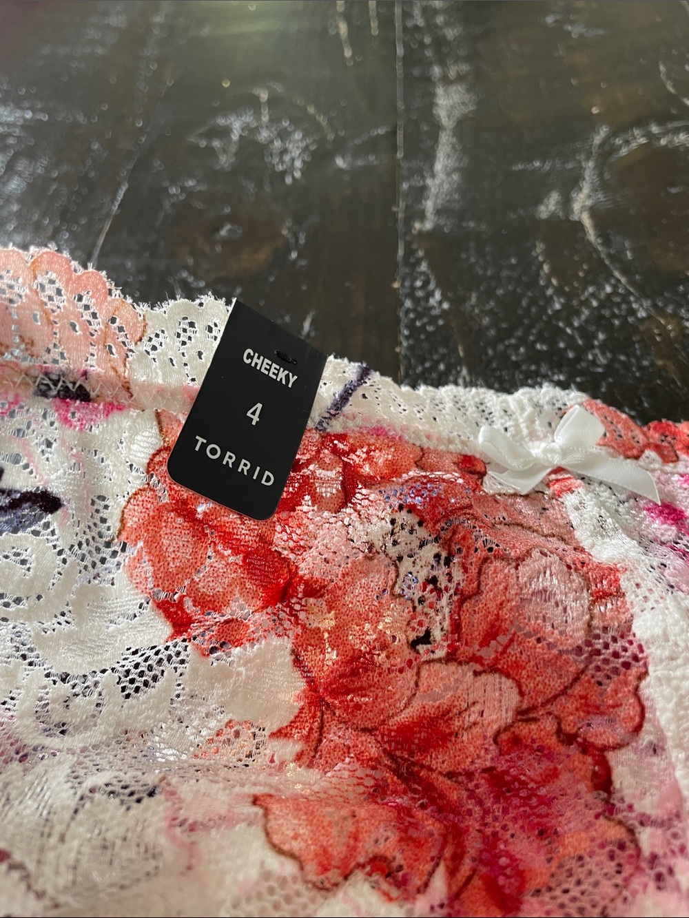 NWT- Torrid Floral Lace Cheeky Panty - 4x - Picture 4 of 6